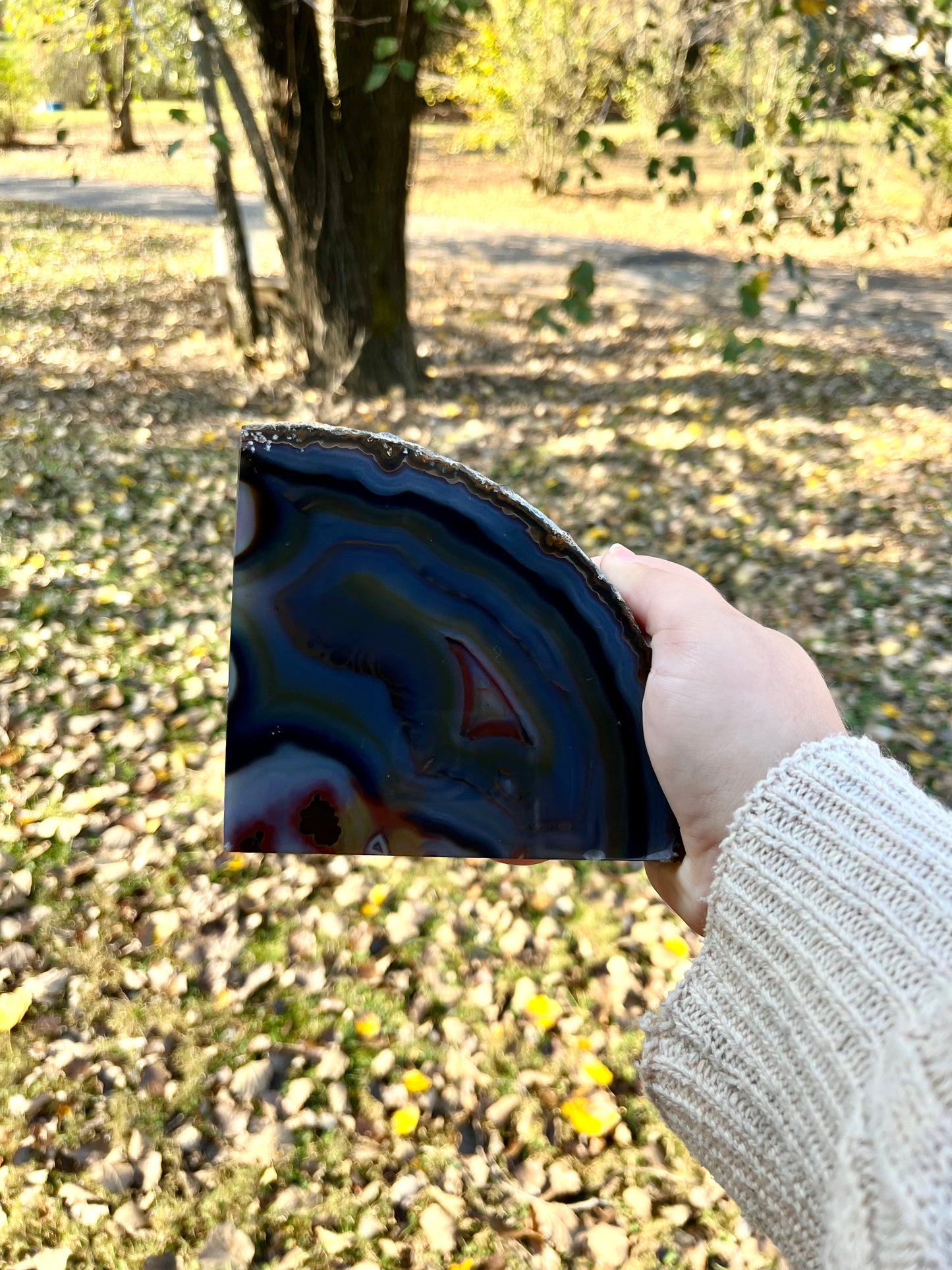 Agate Bookends