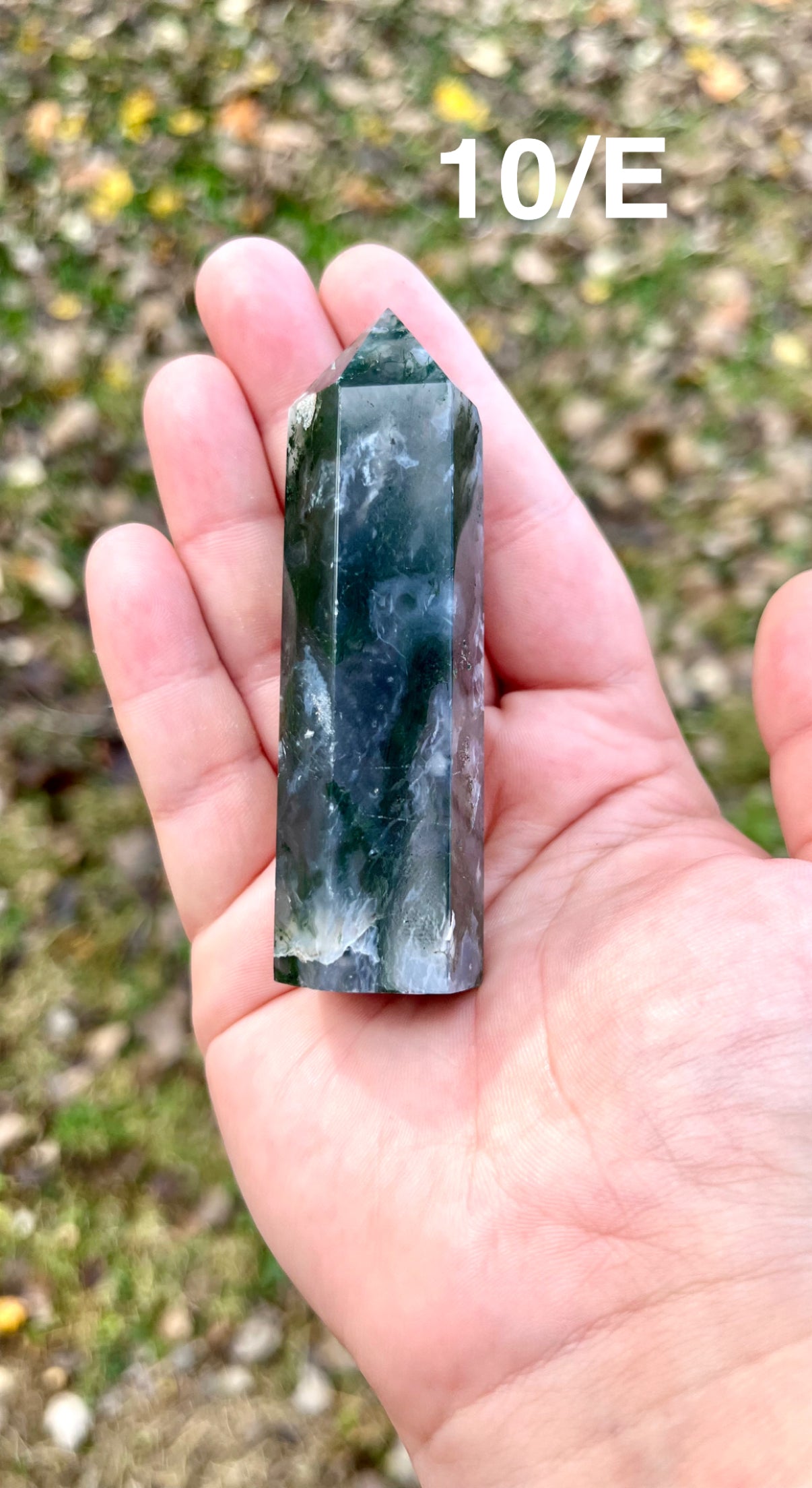 Small Moss Agate Towers