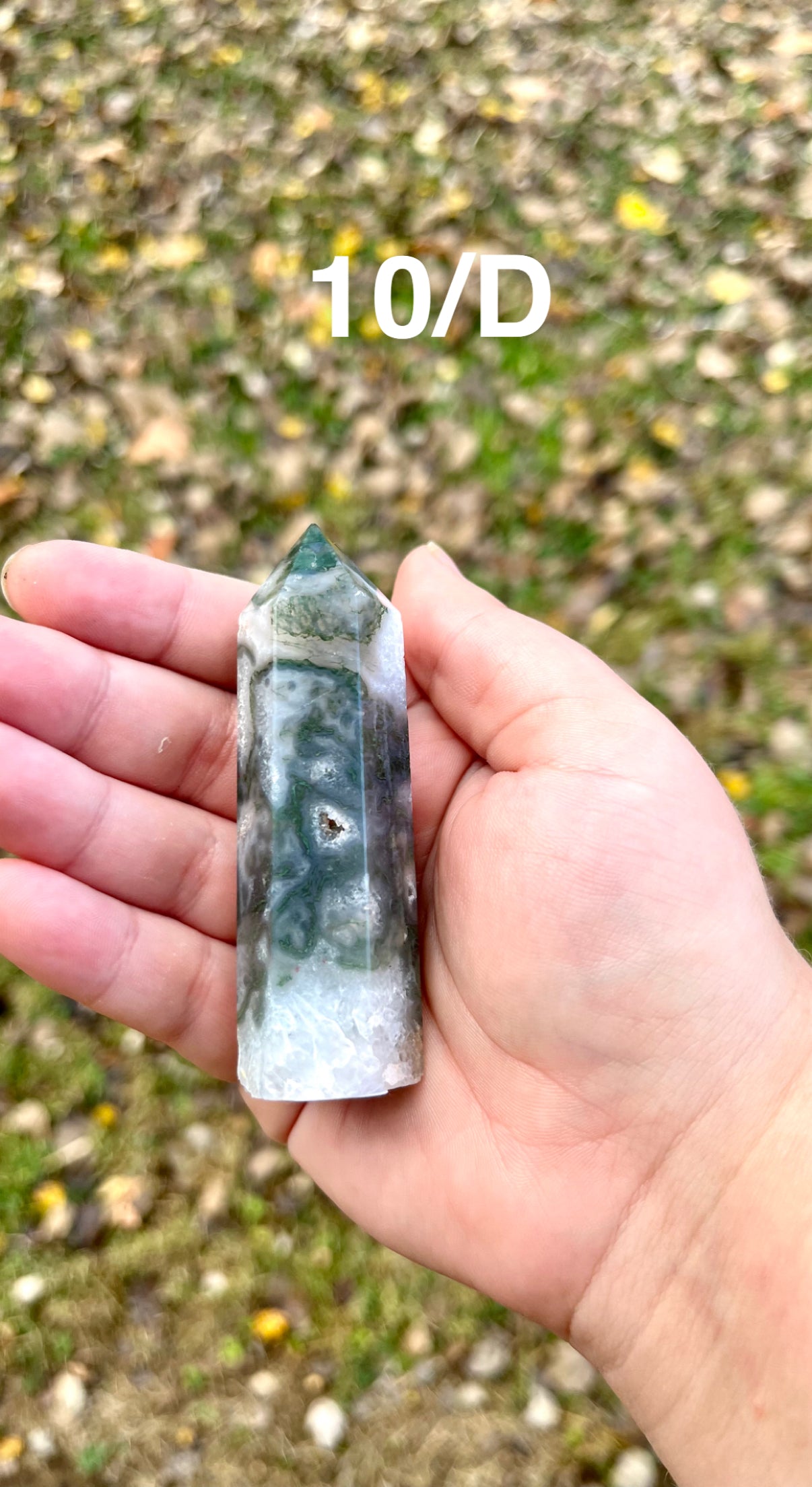 Small Moss Agate Towers