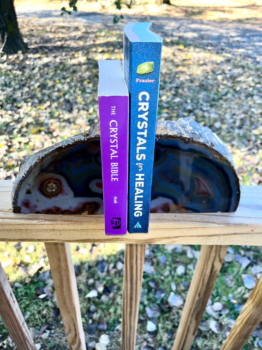 Agate Bookends