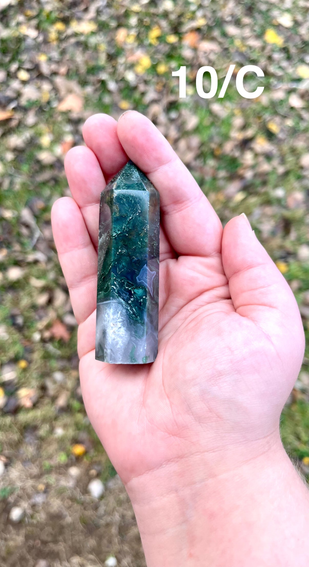 Small Moss Agate Towers