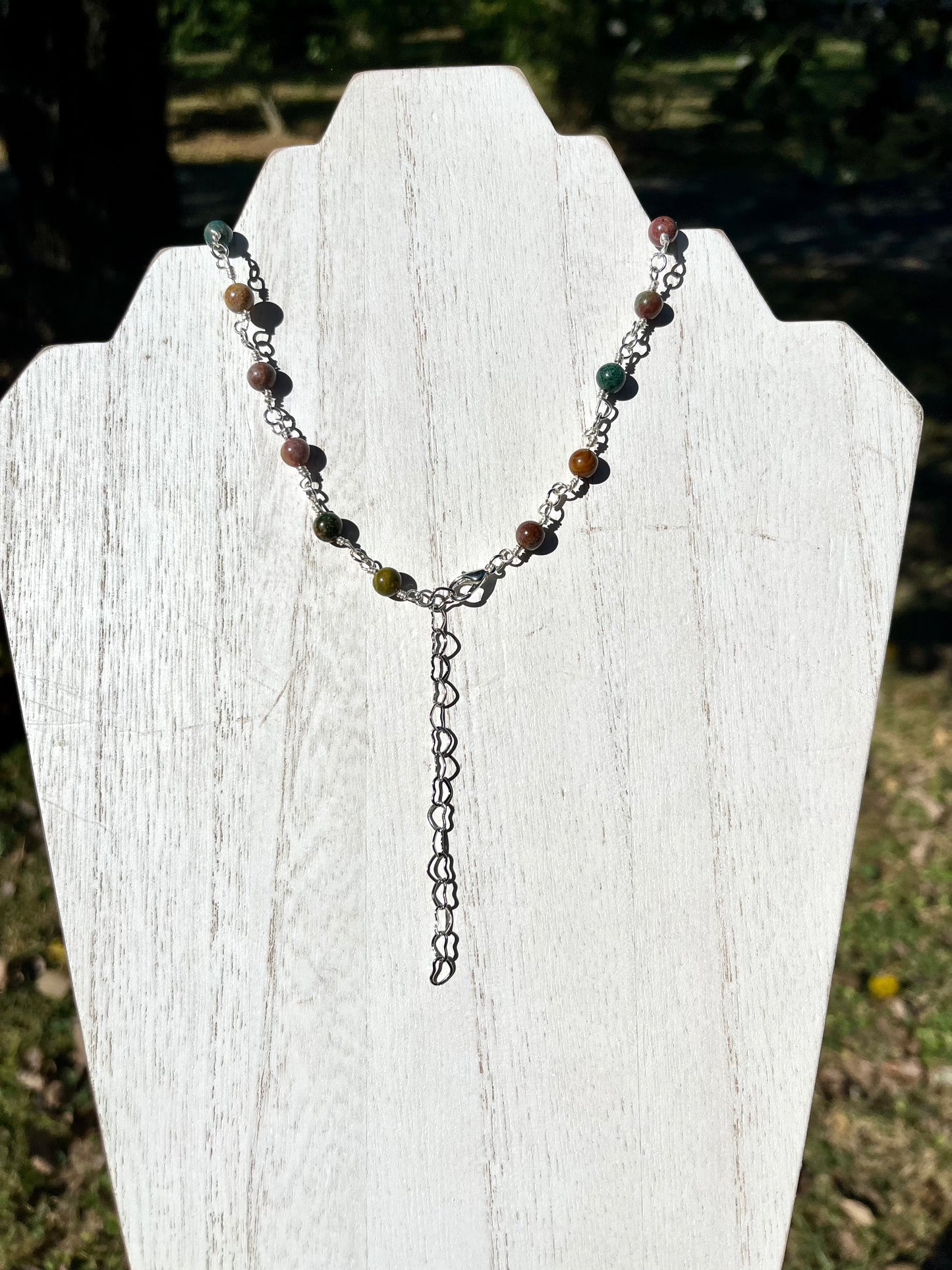 Malachite and Ocean Jasper Necklace