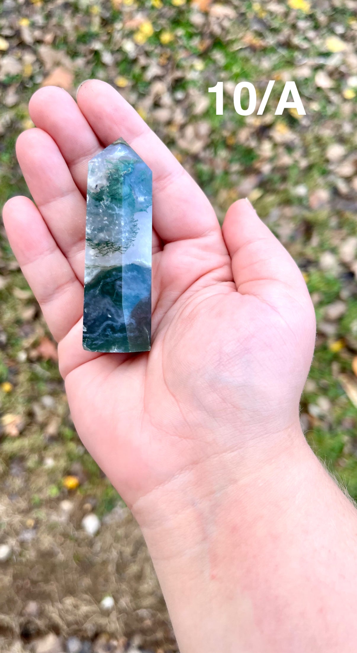 Small Moss Agate Towers