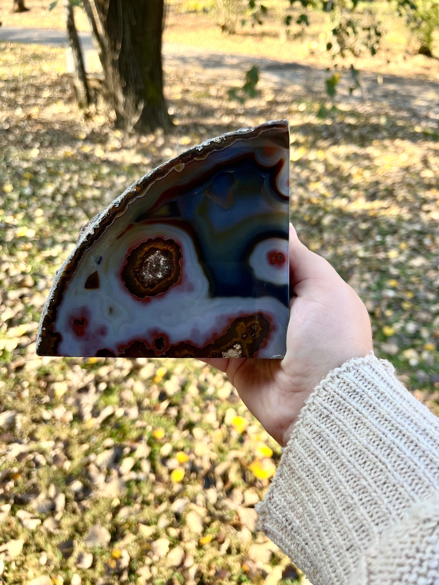 Agate Bookends