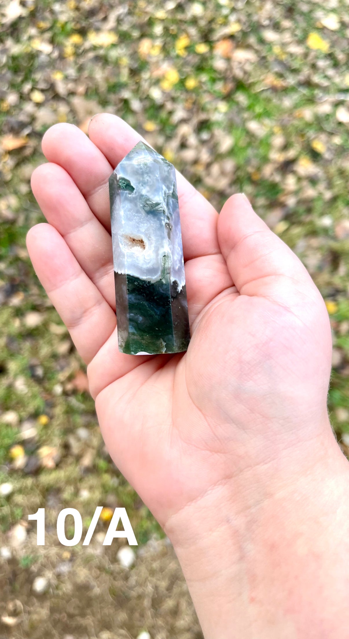 Small Moss Agate Towers